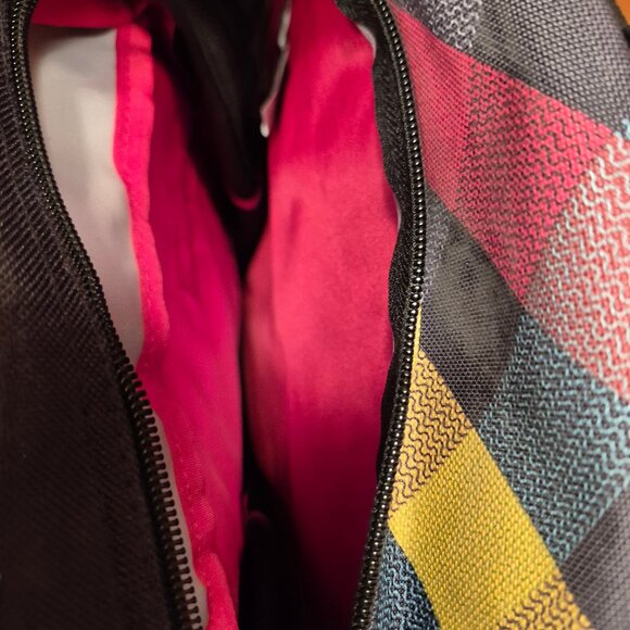 *Flash Sale half off lowerst price* backpack colorfull checkered rainbow school - Picture 3 of 11